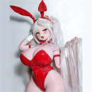 アクセサリー:バニーガール衣装-赤