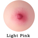 乳輪の色:ライトピンク