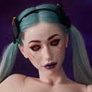 髪の毛の植毛:Tasha (Halloween)限定