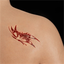 タトゥー:Upper Back No.4