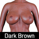 肌の色:ダークブラウン