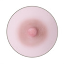 乳輪の色:ライトブラウン