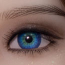 瞳の色:ブルー
