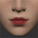 唇の色:レッド