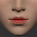 唇の色:ライトピンク