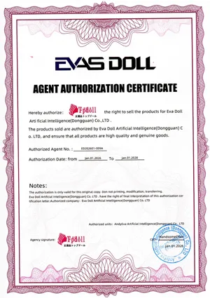 EVAS DOLL証明書