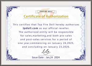 Top Fire Doll証明書