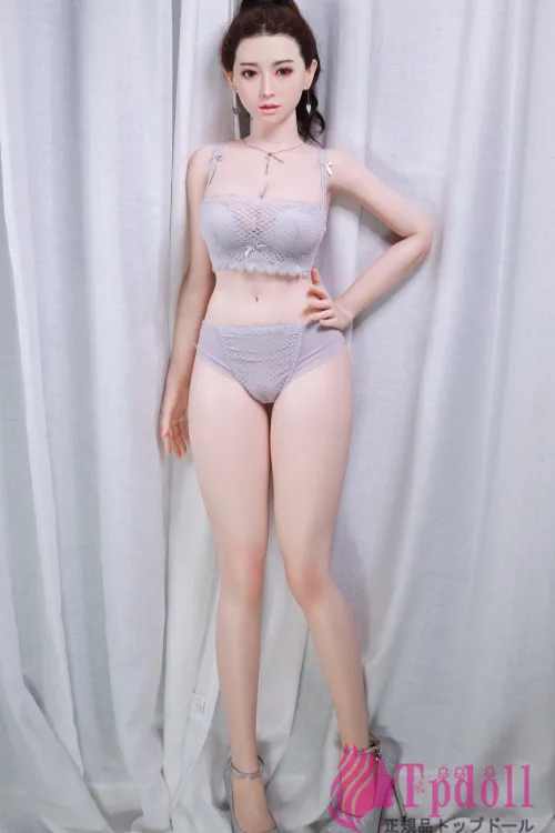 秀睫 163cm黒髪美女等身大超リアルシリコンドールIカップ