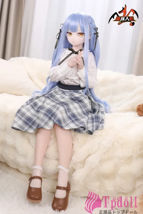 115cm長い青い髪二次元ラブドール