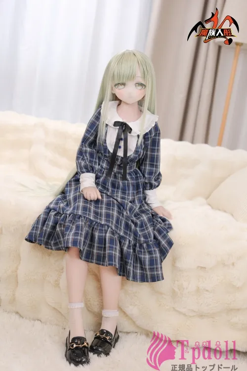 115cm長い緑の髪二次元ラブドール
