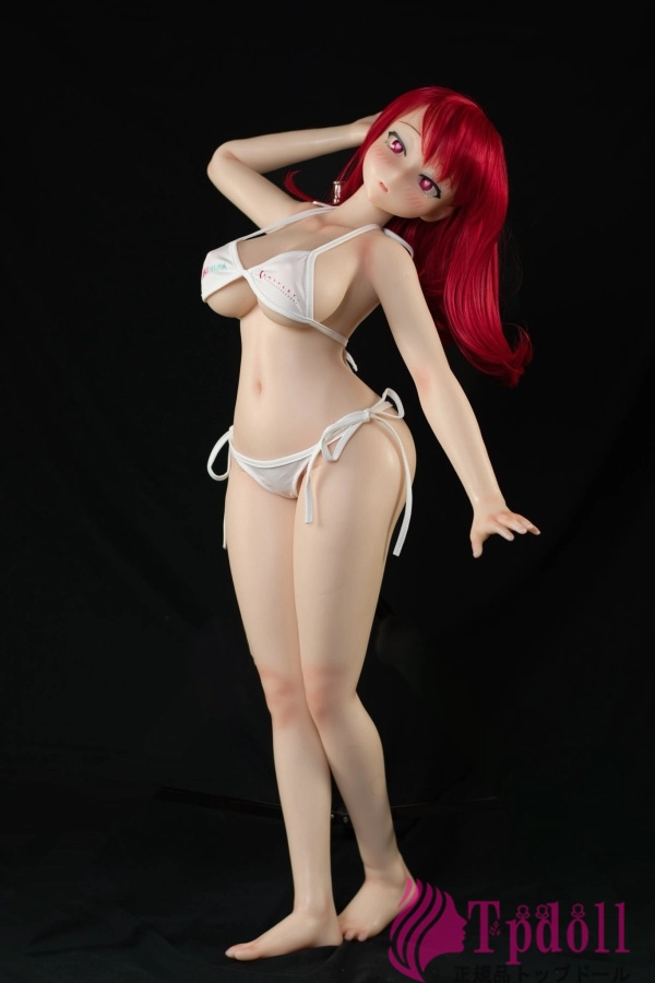色気美人 Akane 赤髪リアルドール