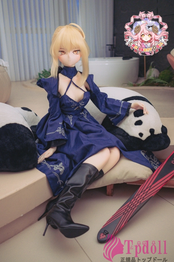 黒Saber 155cm ビニール製ヘッド+STPE製ボディラブドール