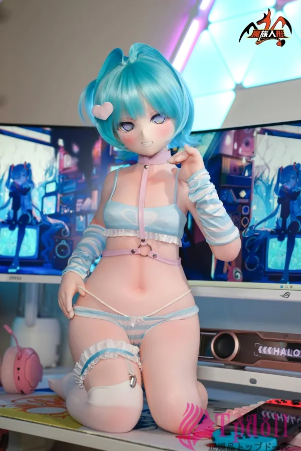 咲初 PVCヘッド TPEボディ 魔族人形