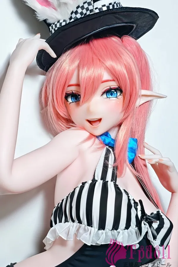 Elsa Babe AHRC022番 夏池舞「Natsuike Mai」 176cm M中胸 フルシリコン製 エルフ耳 アニメ顔 二次元ラブドール ピンク肌