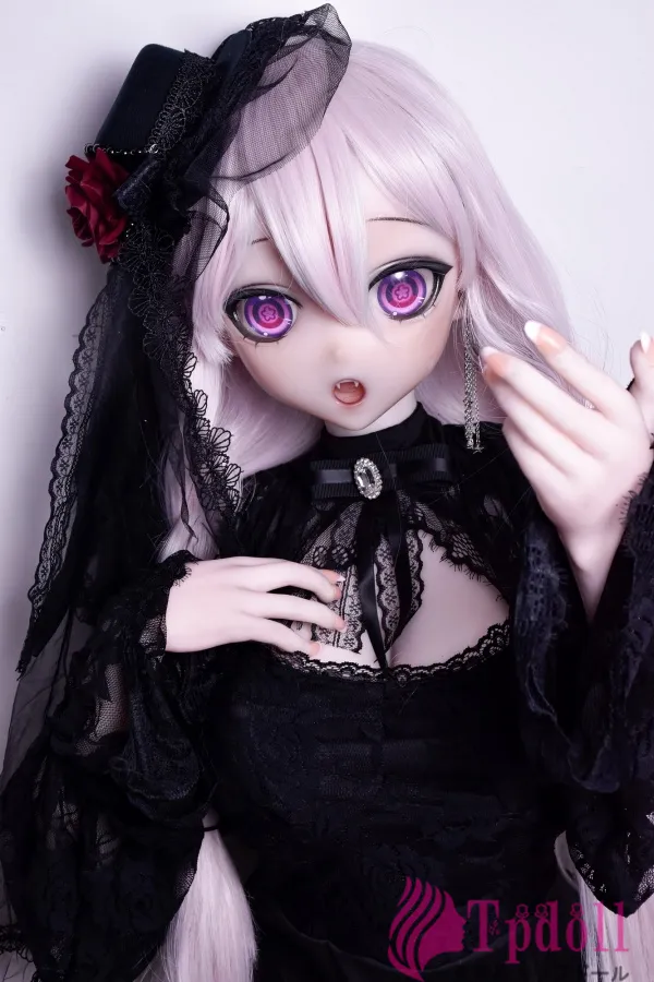 Elsa Babe RAD047番 花守薫「Hanamori Kaori」 140cm Fカップ フルシリコン製 ゴシック風 二次元ラブドール キュートアニメ系人形 ピンク肌