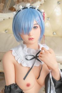 WAX DOLL GD14R 小侑女 155cmレムコスプレ可愛いメイド服 フルシリコン製ラブドール Cカップ ノーマル肌