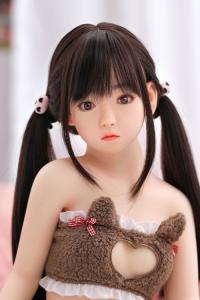 MESE DOLL #65 心美菜 125cm可愛い超リアル女の子ラブドール小胸 掲載画像はシリコンヘッド+TPEボディ