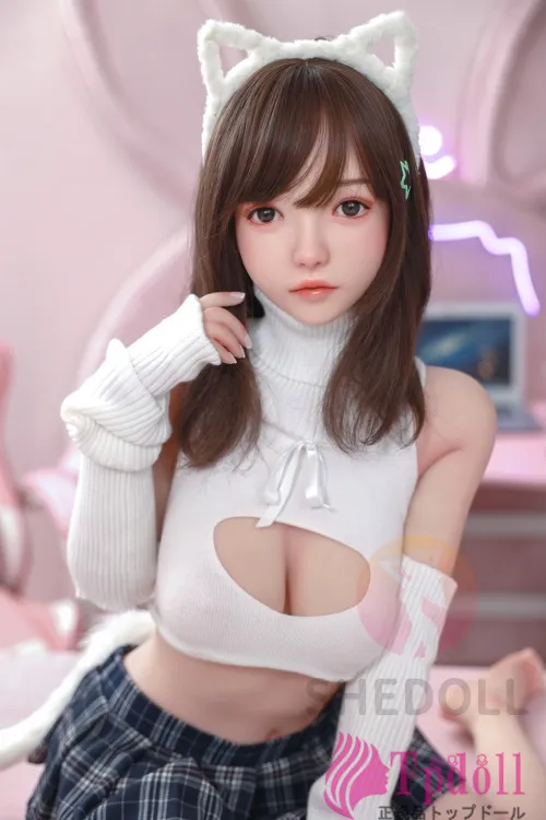 SHE DOLL 洛伊 148cm清楚系 抜群の美貌 リアル セックスドール Dカップ ノーマル肌 掲載画像はシリコンヘッド+TPEボディ