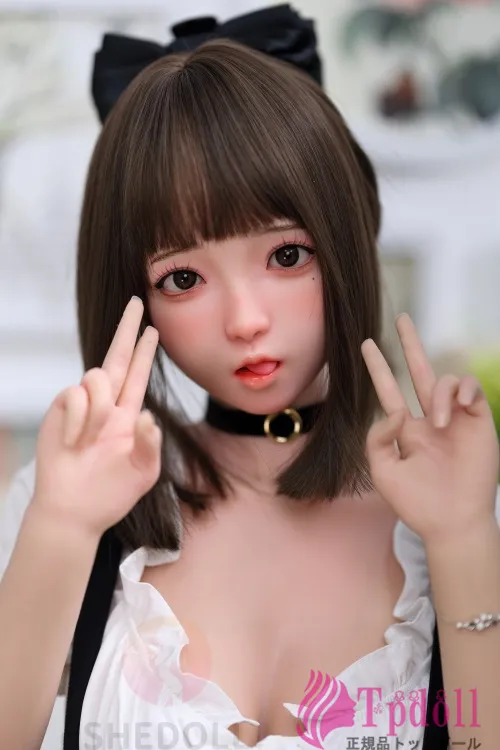 SHE DOLL 洛小乙 148cm清純系リアルドール 等身大 美しい少女ラブドール Dカップ ノーマル肌 掲載画像はシリコンヘッド+TPEボディ 口開閉＆口腔模擬付き