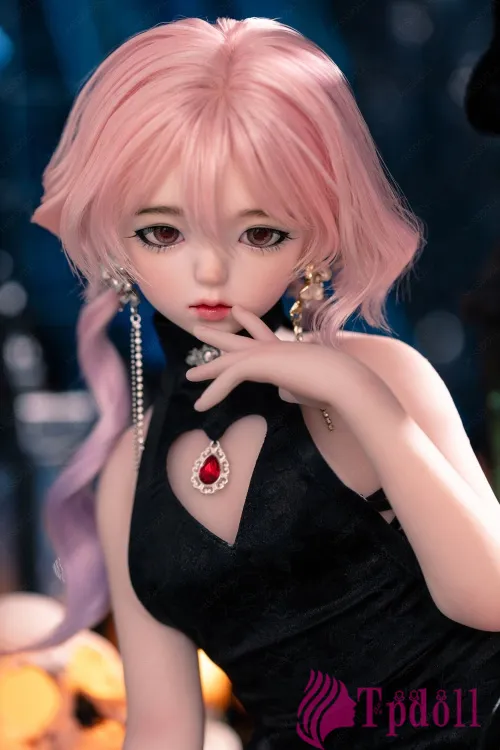 MISSDOLL「Bezlya Doll」 2.2シリーズ 莓 Berry 65cmキュートなロリ人形 ビニールヘッド+シリコンボディ ミニラブドール  Aカップ ノーマル肌