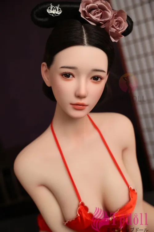 SHE DOLL 阿初 158cm風俗嬢 ラブドール 中国風 美少女リアル ドール Cカップ ノーマル肌 掲載画像はシリコンヘッド+TPEボディ