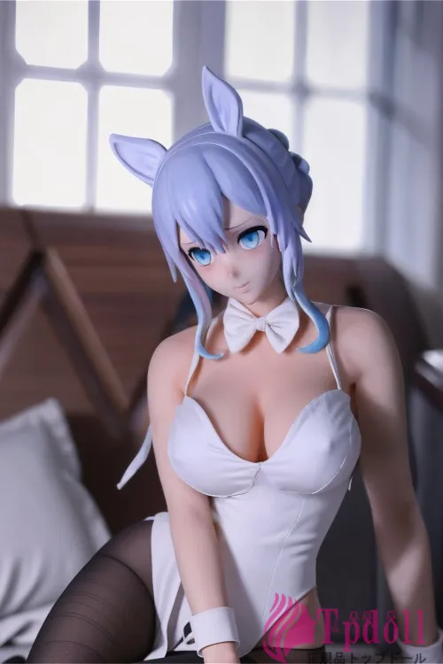 MESE DOLL 兎 PU硬いヘッドリアルドールDカップ