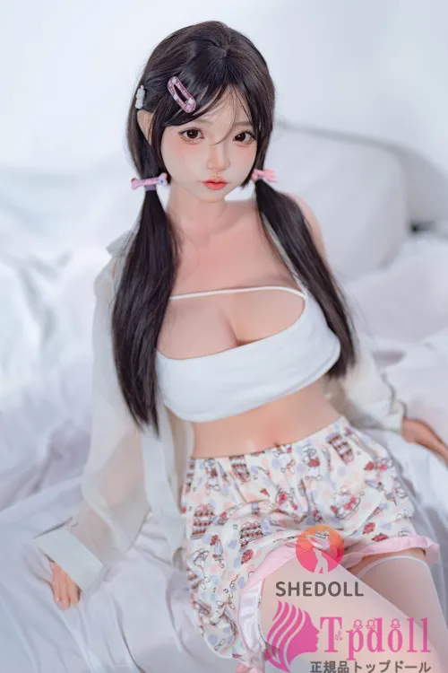 SHE DOLL カスタマイズメイク 洛伊2.0 口開閉＆口腔模擬付き 148cm可愛いロり系 清楚系ラブドール エッチ セックス ドール Dカップ ノーマル肌 掲載画像はフルシリコン製