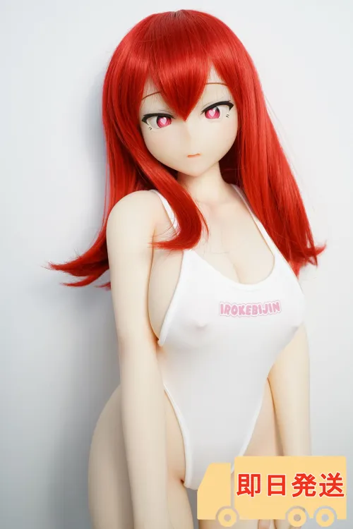 【即納・国内発送・送料無料】IROKEBIJIN 色気美人 Akane HSS90cm赤髪美人 アニメ系 超ソフトシリコン製 ラブドール ダッチワイフ Fカップ 白い肌