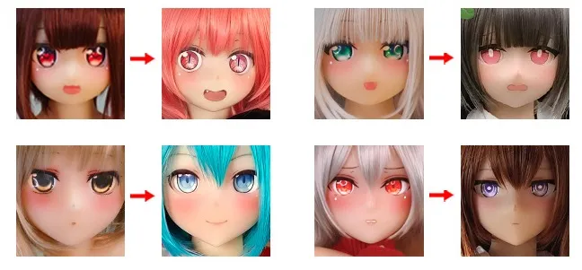 Aotume Doll 顔デザインの更新