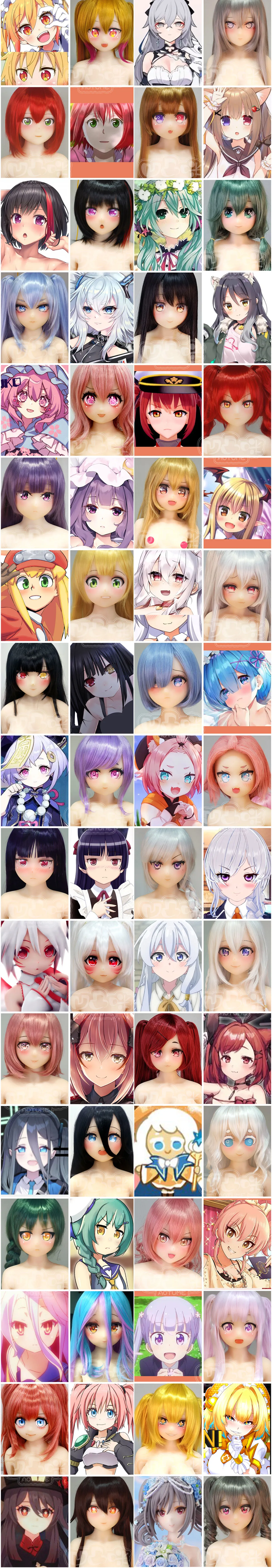 Aotume Doll アニメドールカスタマイズヘッド