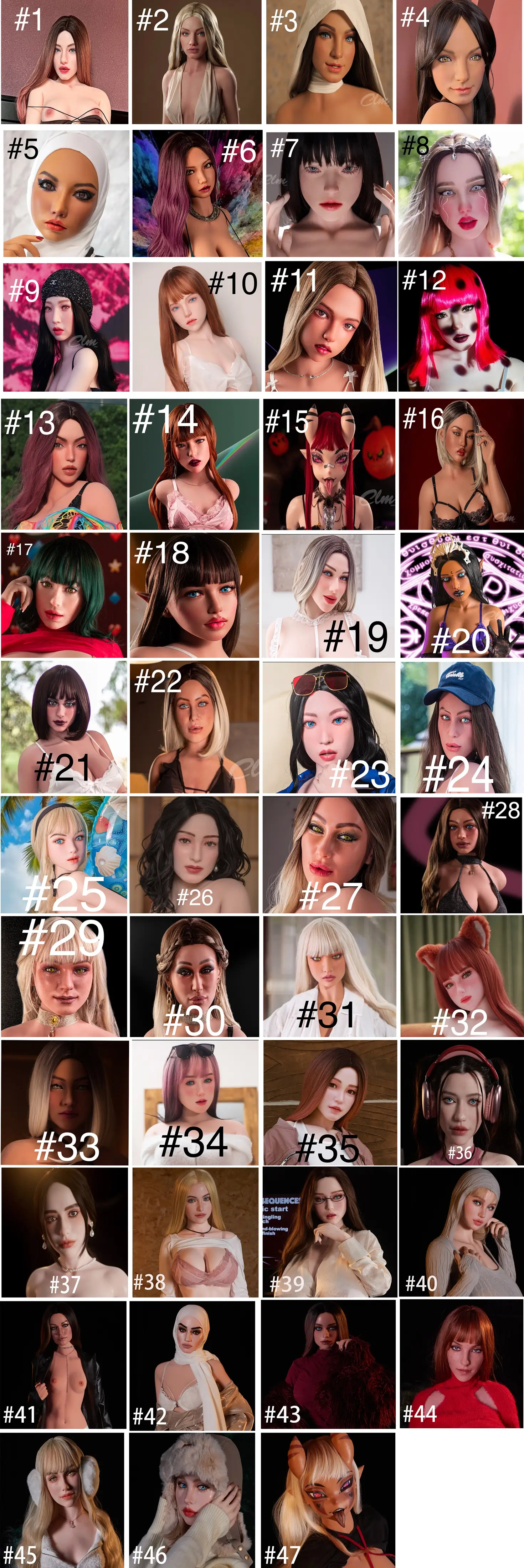 Climax Dollシリコンヘッド