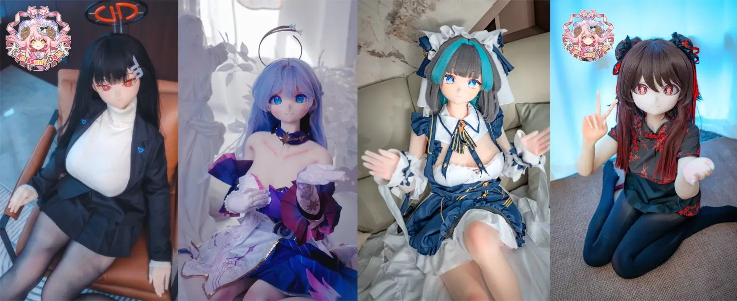 Croissant Dollアニメコスプレラブドール