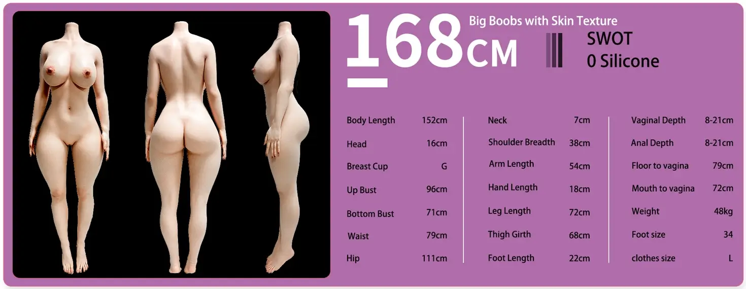 EVAS DOLL 168cm Gカップシリコン製ラブドール