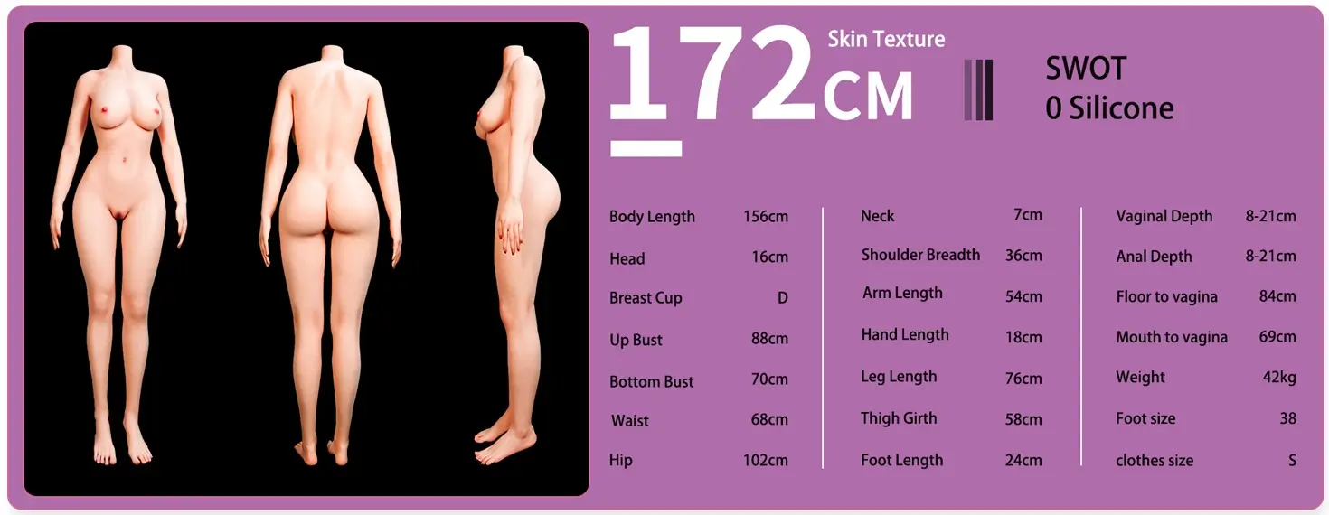 EVAS DOLL 172cm Dカップシリコン製ラブドール