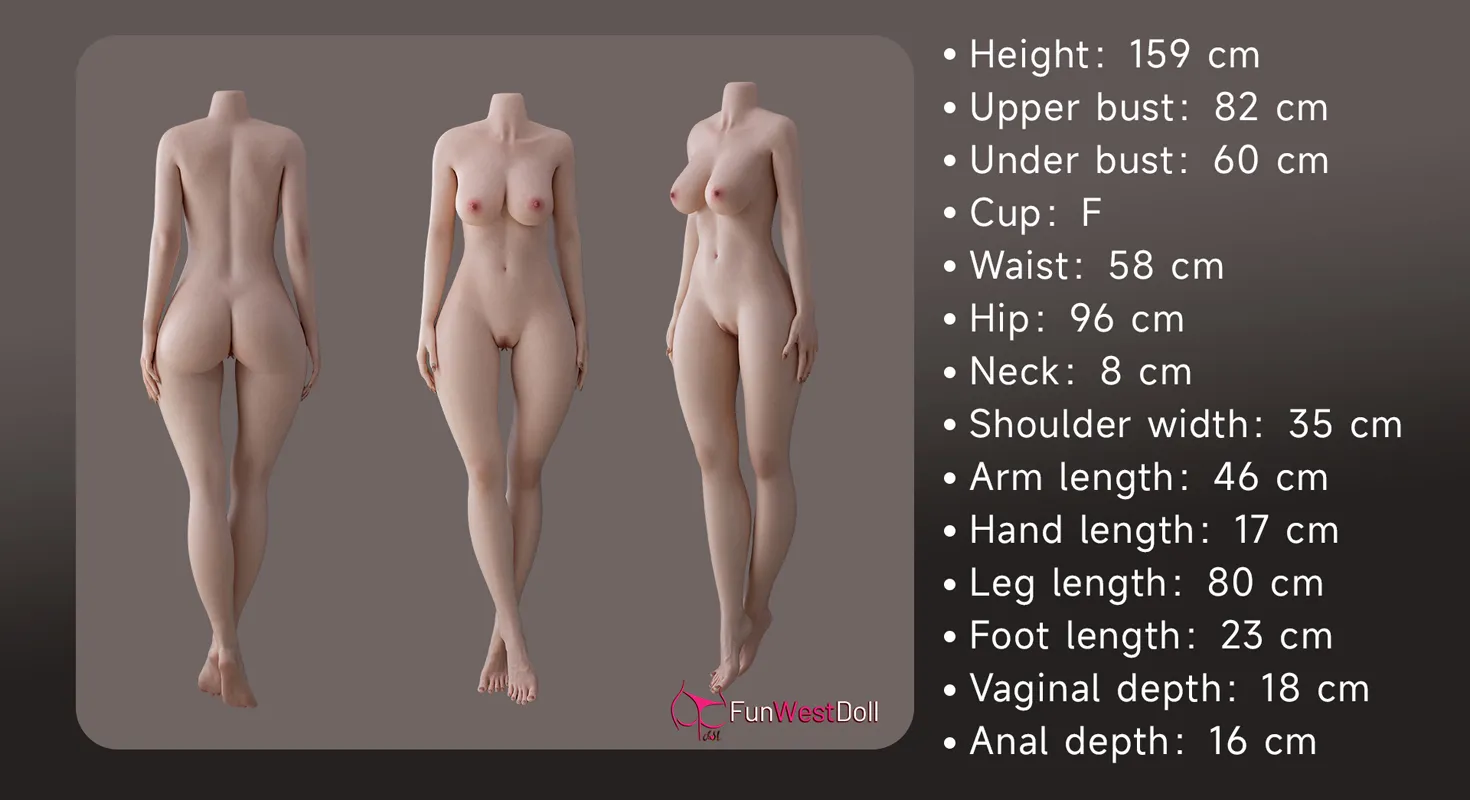 Funwest Doll 159cm Fカップフルシリコン製 ラブドール