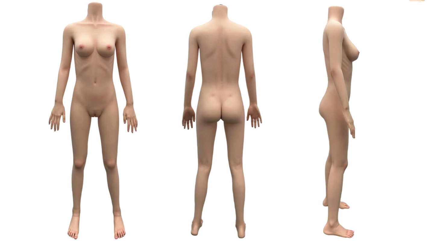 Jiusheng Doll 150cm Bカップシリコン製ラブドール