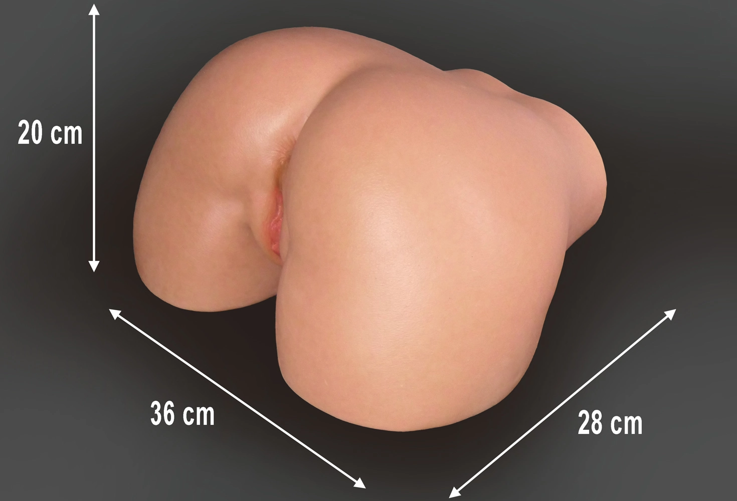 Lusandy Doll Pleasure Hip LSD-T01シリコン製 10kg トルソー 美尻