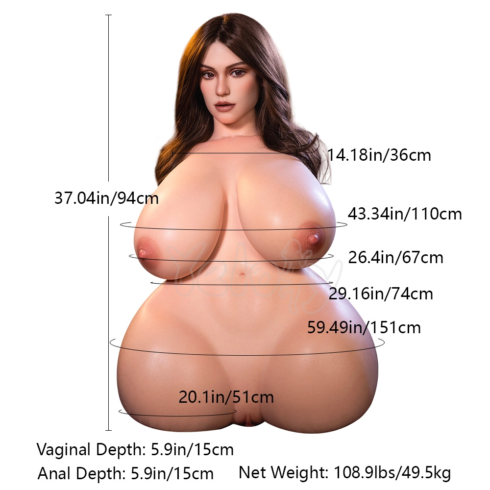 Yeloly B9 Y52シリコン製トルソーラブドール