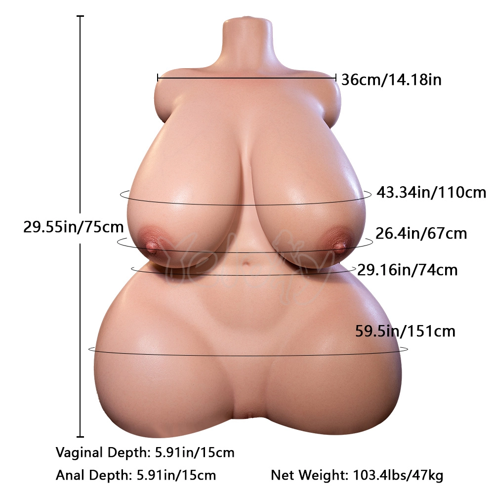 Yeloly B9 シリコン製トルソーラブドール